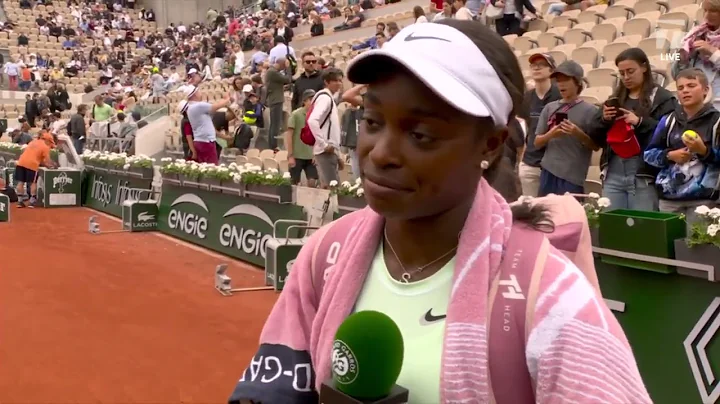 Sloane Stephens: 2022 Roland Garros First Round Win