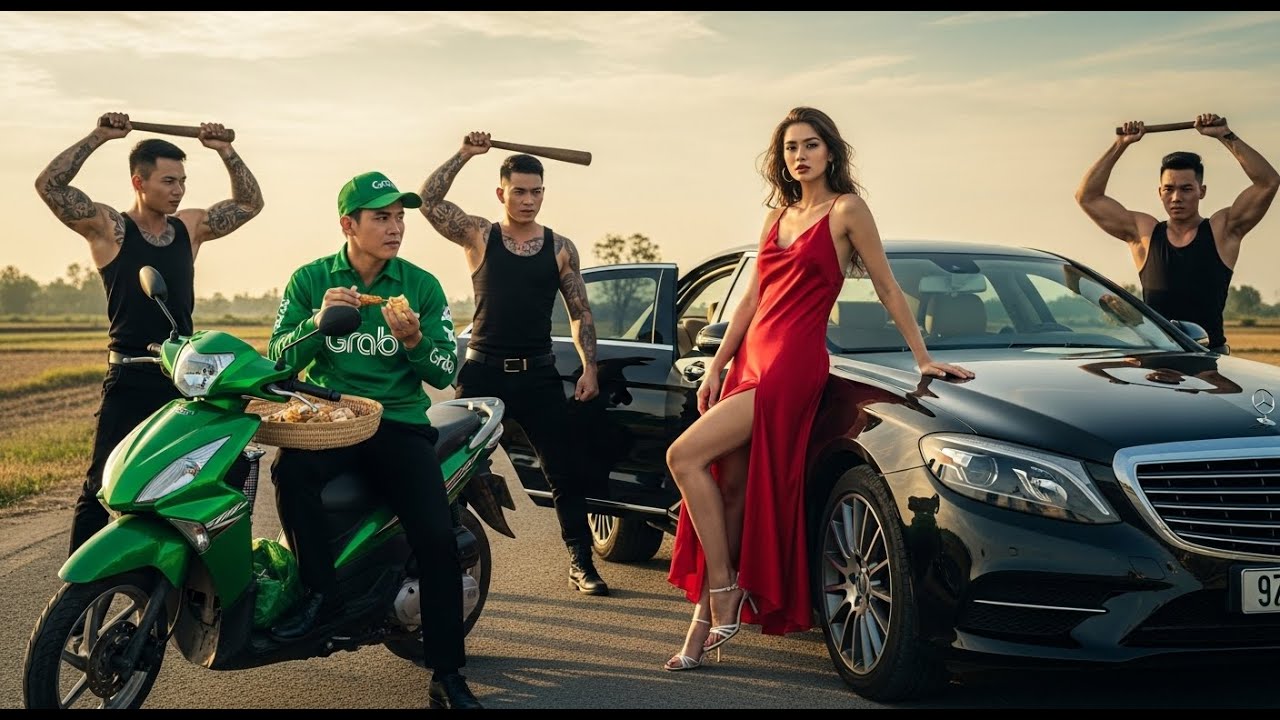 Chặn Xe Nữ Tỷ Phú Giờ Cao Điểm, 10 Tên Côn Đồ Không Ngờ Đã Đụng Phải Vợ Anh Xe Ôm