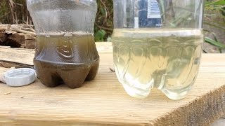 How To Make a Water Filter In The Wild