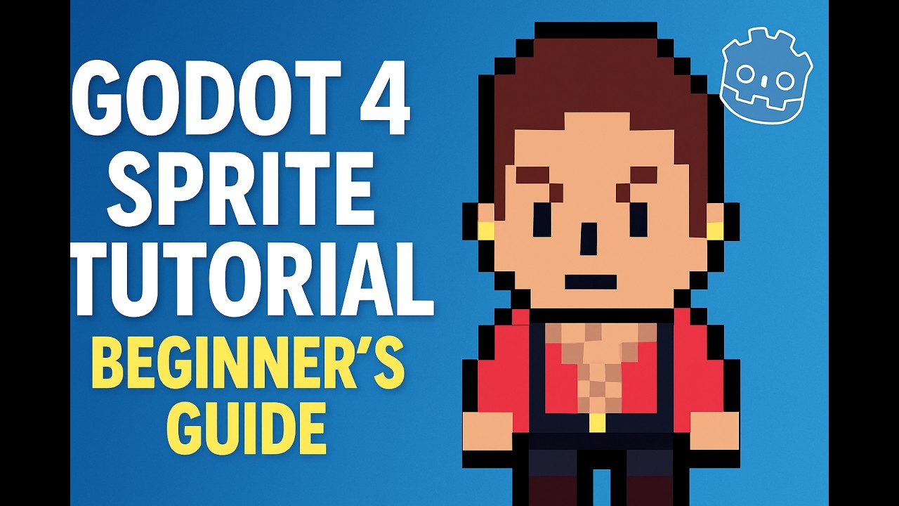 How to Add a Sprite in Godot 4.4.1 (Beginner Tutorial) - YouTube