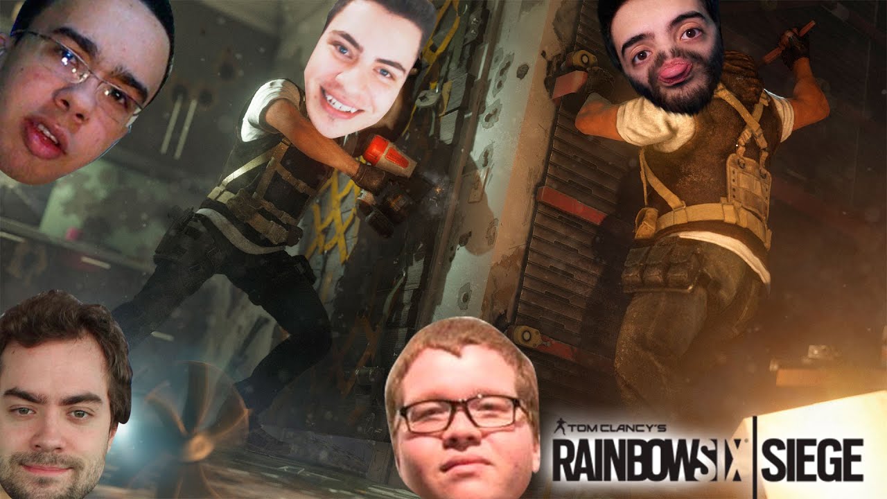 RAINBOW SIX SIEGE - FOI DIFICIL DEMAIS ESSA PARTIDA FÁCIL (?) Ft Funky, Stolen, Drezzy e Ludgero