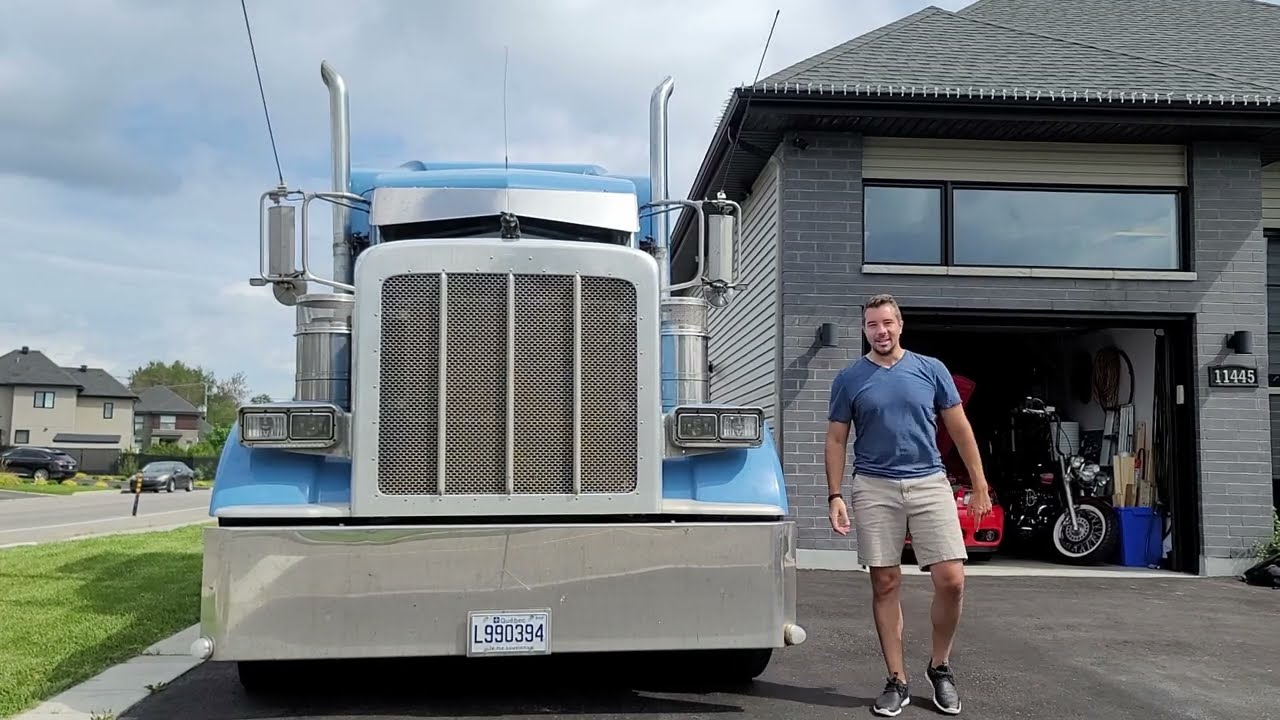 From ATS to IRL | Crossing the US Border, thousands Islands view | Peterbilt 389