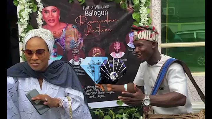 ALHAJA FATHIA BALOGUN SHOW OFF HER DANCING SKILLS AT THE SUCCESS OF HER RAMADAN LECTURE
