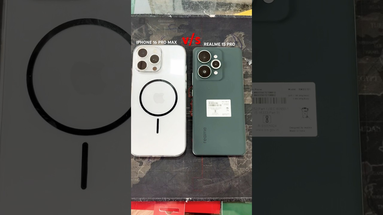 IPHONE 16 PRO MAX vs REALME 15 PRO CAMERA TEST 10x ZOOM 