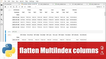 สอน pandas: การรวมชื่อคอลัมน์แบบ MultiIndex เข้าด้วยกัน