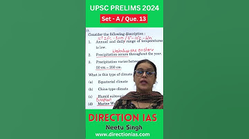UPSC Prelims Paper  2024 | Complete Analysis Geography Questions | Neetu Singh #prelims2024