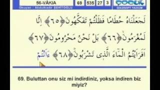 Abdülkadir Şehitoğlu Hatim Vakia Sayfa 535