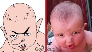 Get Ready to Laugh! Drawing Memes: Funny Moments with Babies | Gods Laugh
