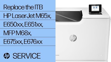 Replace the ITB | HP LaserJet M65x, E650xx, E651xx, MFP M68x, E675xx, E676xx | HP