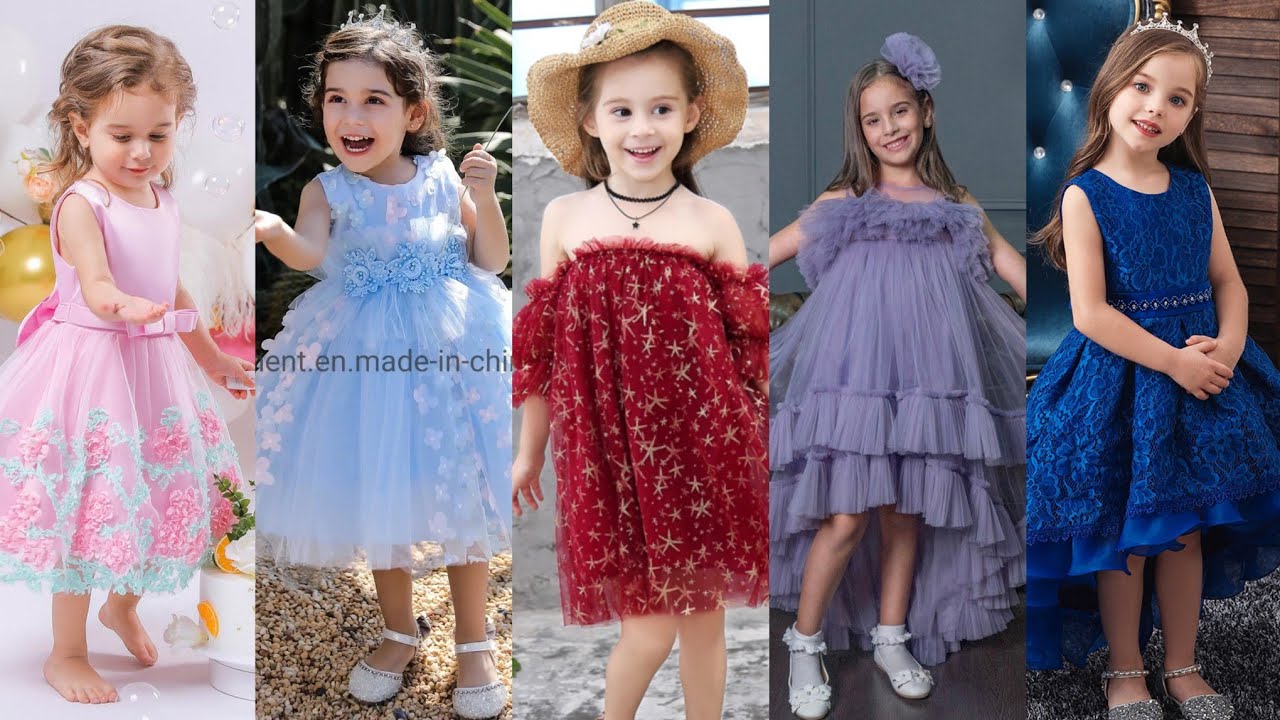Most beautiful stylish 2025 little girls wedding party wear dresses ideas
