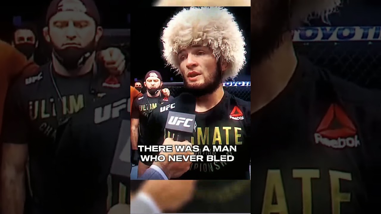 khabib never bleed in MMA fight #ufc #corner #boxing #mfn #combatsport #anshuljubli #roadto100subs