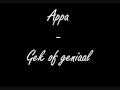 Appa - Gek of geniaal