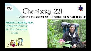 CH 221 Screencast Theoretical and Actual Yields