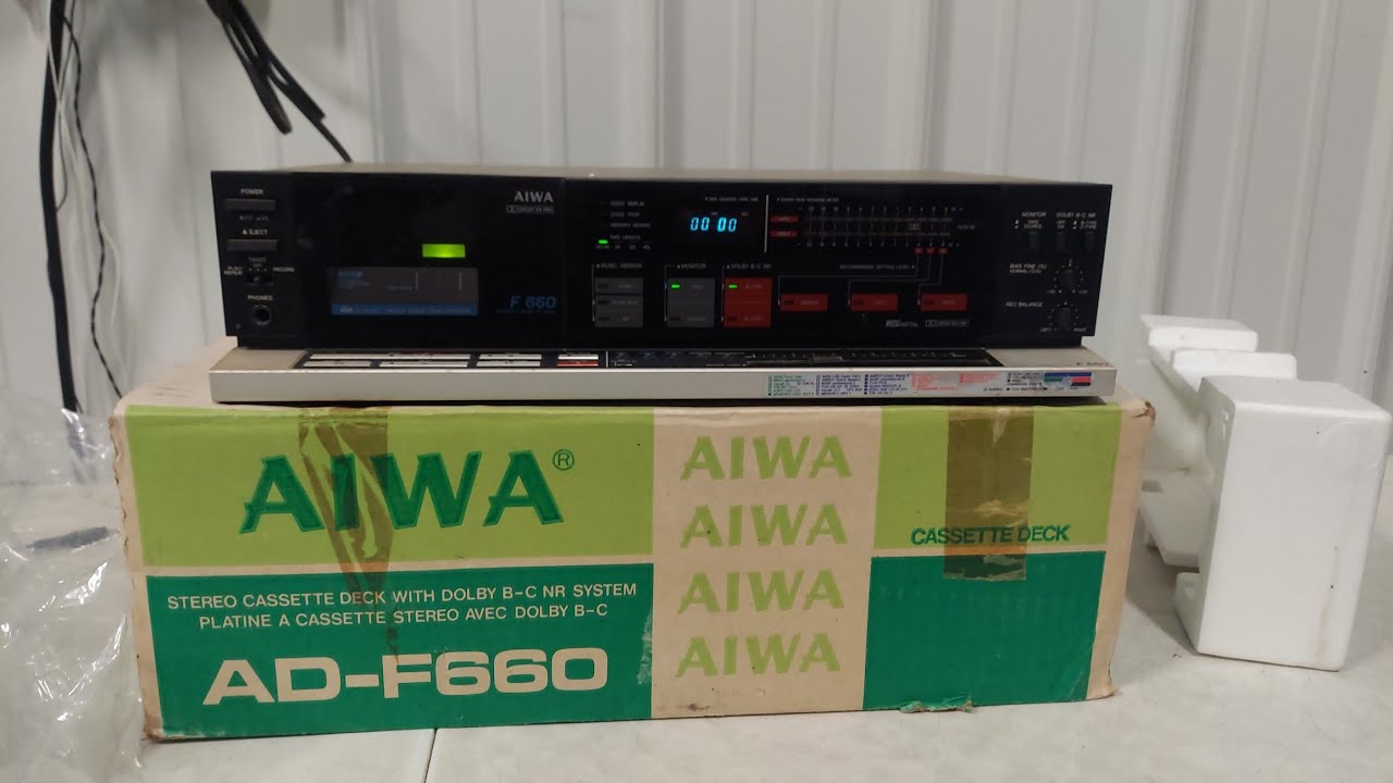 希少 【動作品】 AIWA AD-F600 1980年製 ワンオーナー