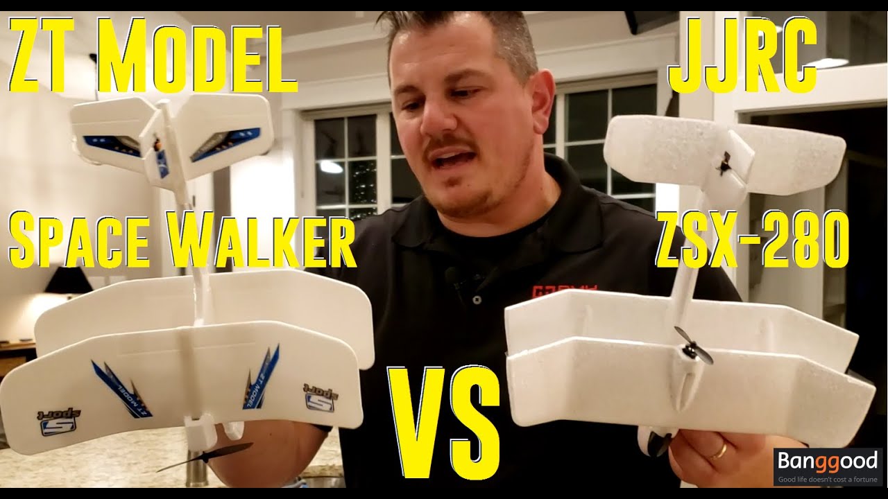 JJRC - ZSX-280 - Unbox & Maiden Flights VS ZT Model - Space Walker