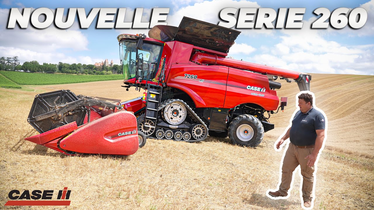 2 JOURS AVEC LA NOUVELLE MOISSONNEUSE CASE IH ! Axial-Flow Série 260