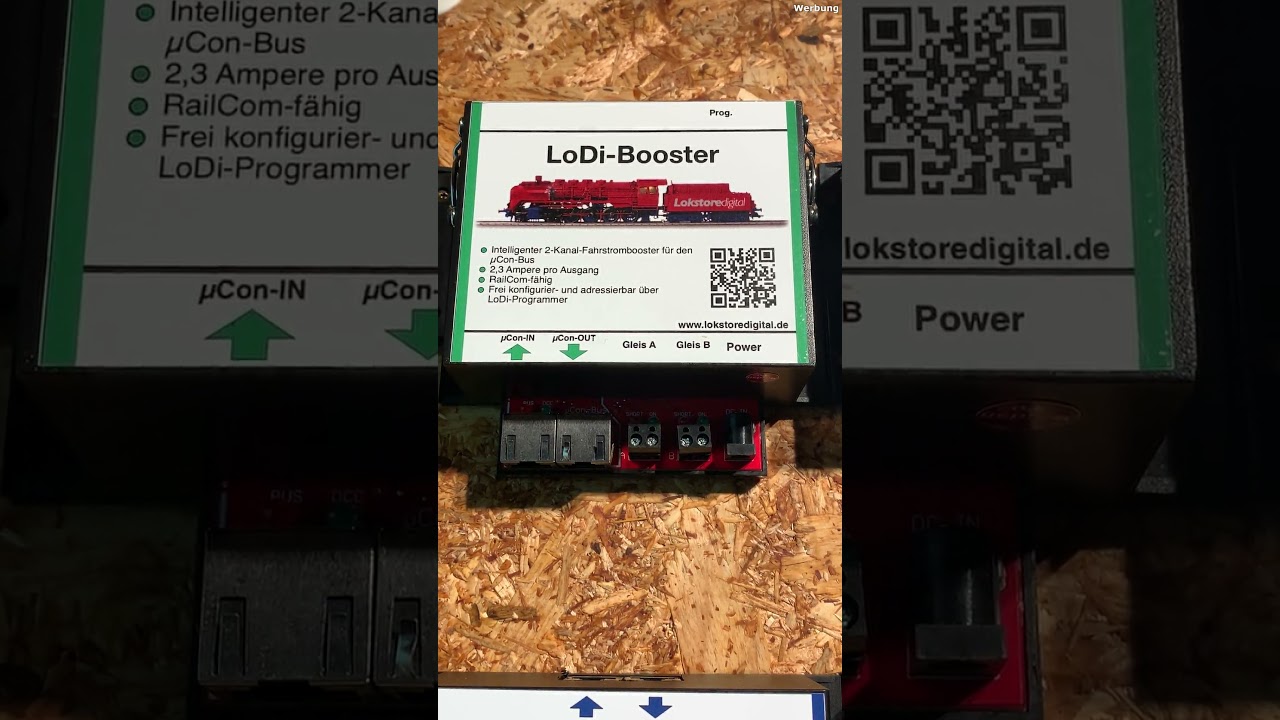 LoDi-Booster Modelleisenbahn Steuerung/System Lokstoredigital