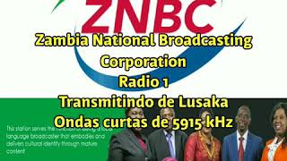 Zambia National Broadcasting Corporation (ZNBC) Radio 1, captada em Porto Alegre screenshot 5