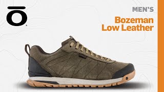 Oboz Mens Bozeman Low Leather