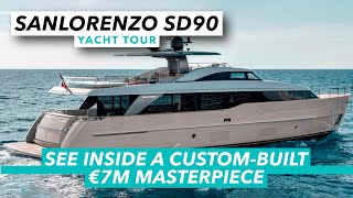 See inside a custom-built €7m masterpiece | Sanlorenzo SD90 yacht tour | Motor Boat &amp; Yachting