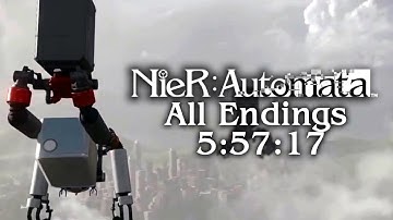 NieR: Automata All Endings Speedrun (A-Z) in 5:57:17