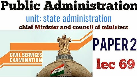 LEC 69 UPPSC UPSC IAS PCS WBCS BPSC public administration lecture series pub ad mains optional pubad