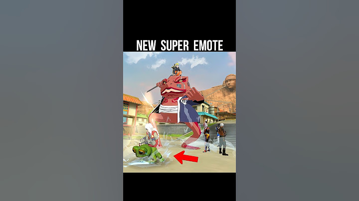 New Super Emote 🔥 Gamabunta Summoning Emote | Super Emote In Free Fire #freefire #srikantaff