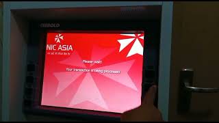 Card Less Transaction of NIC Asia Bank