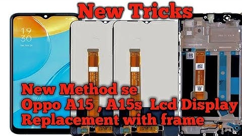 Restoration Destroy phone l Oppo A15s Screen Replacement