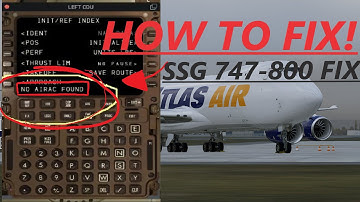 How to fix AIRAC issue on SSG 747-800 in X-plane 12/11 | 2025