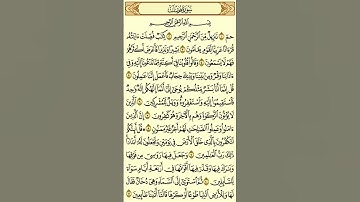 سورة فصلت🍀حم تنزيل من الرحمان الرحيم🤲🗣️القارئ هيتم الذخين #المصحف #اكسبلور #quran 🍀