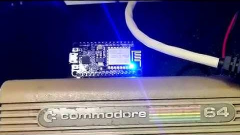 ESP8266 Based C=64 WiFi MODEM build v1.0