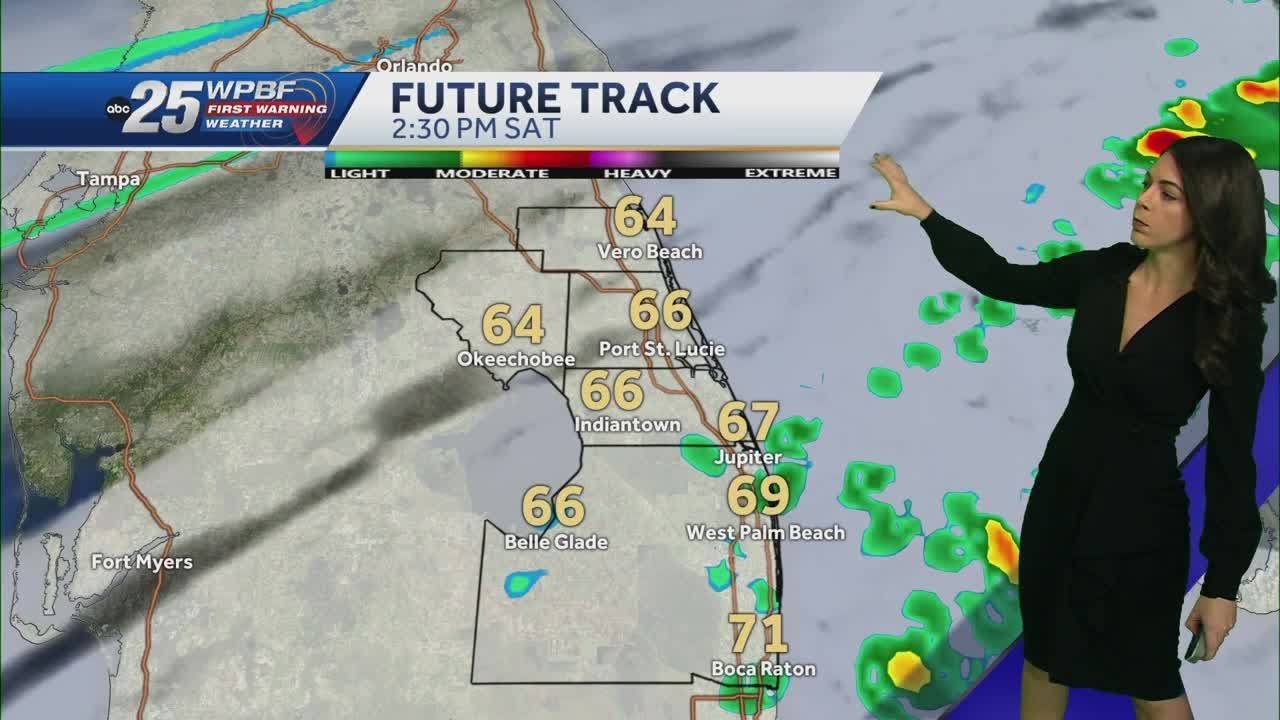 Cold front bringing cooler conditions - YouTube
