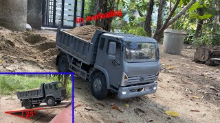 Test drive my 8.5 ton rc dump truck, scale 1/10 | NHT creation