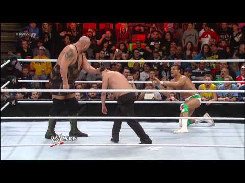 Alberto Del Rio vs. Big Show - Raw Roulette Body Slam Challenge: Raw, Jan. 28, 2013