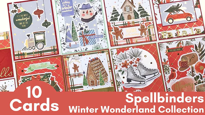 10 Christmas Cards | Spellbinders Winter Wonderland Collection