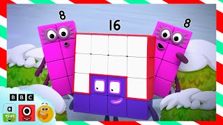 super snowday in the blocks universe learn to read count and colours learningblocks