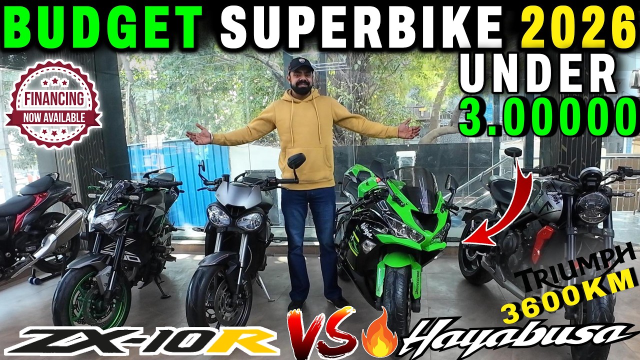 Pre Owned Superbike Zx6r Under 300000 Z900 hayabusa Ducati BMW Harley Davidson benelli 502 Triumph👍👍