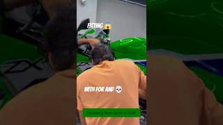 fitting for All accessories 😱 Rear Seat in ZX6RS 💀#motoking #automobile#shortvideo#sportbike #viral