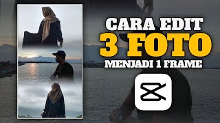 CARA EDIT 3 FOTO MENJADI 1 FRAME CAPCUT screenshot 1