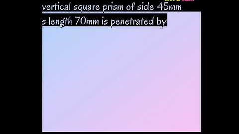 intersection of solid (prism and prism offset conditions)
