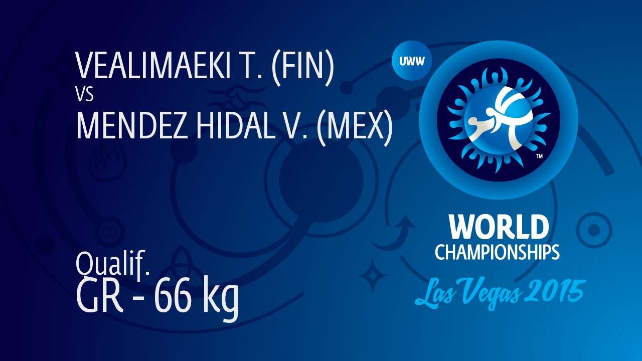 Qual. GR - 66 kg: T. VEALIMAEKI (FIN) df. V. MENDEZ HIDAL (MEX), 4-0
