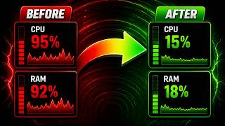 Best RAM/CPU Optimizer – Reduce your PC usage by up to 80% 🔥🔥