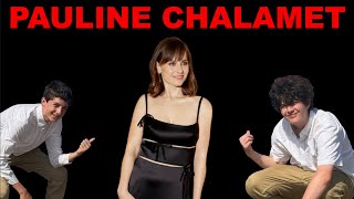 Pauline Chalamet on the Guardian Podcast.