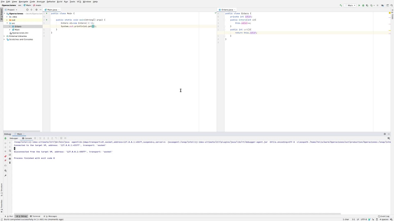 Creación de una clase simple en Java con IntelliJ - YouTube
