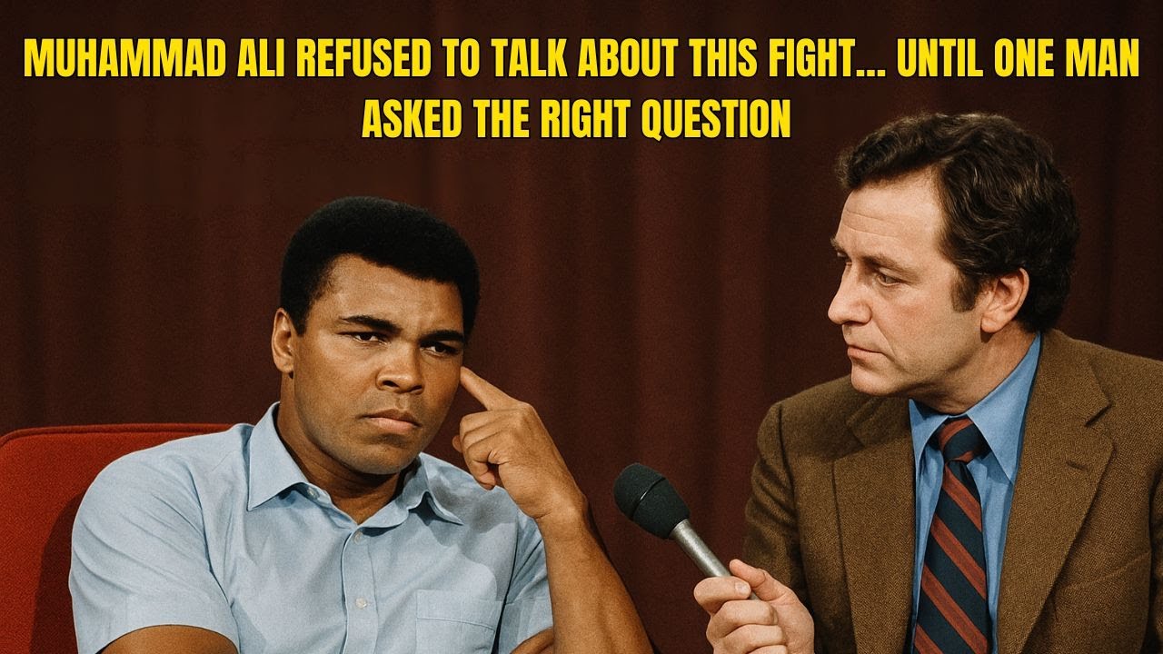 Muhammad Ali Refused to Talk About This Fight… Until One Man Asked the Right Question