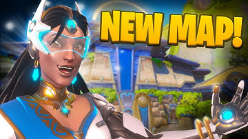 PLAYING SYMMETRA ON NEW MAP RUNASAPI! | Overwatch 2