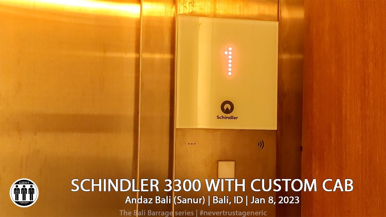 [Good Friday] Schindler 3300 Lift / Elevator at Andaz Bali (Sanur)