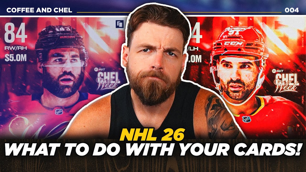 WHAT TO DO WITH YOUR CARDS IN NHL 26 HUT! | COFFEE AND CHEL EP 4