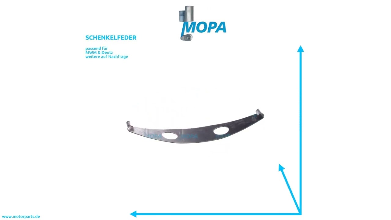 02000573 - MOPA SCHENKELFEDER passend für MWM & Deutz Motoren